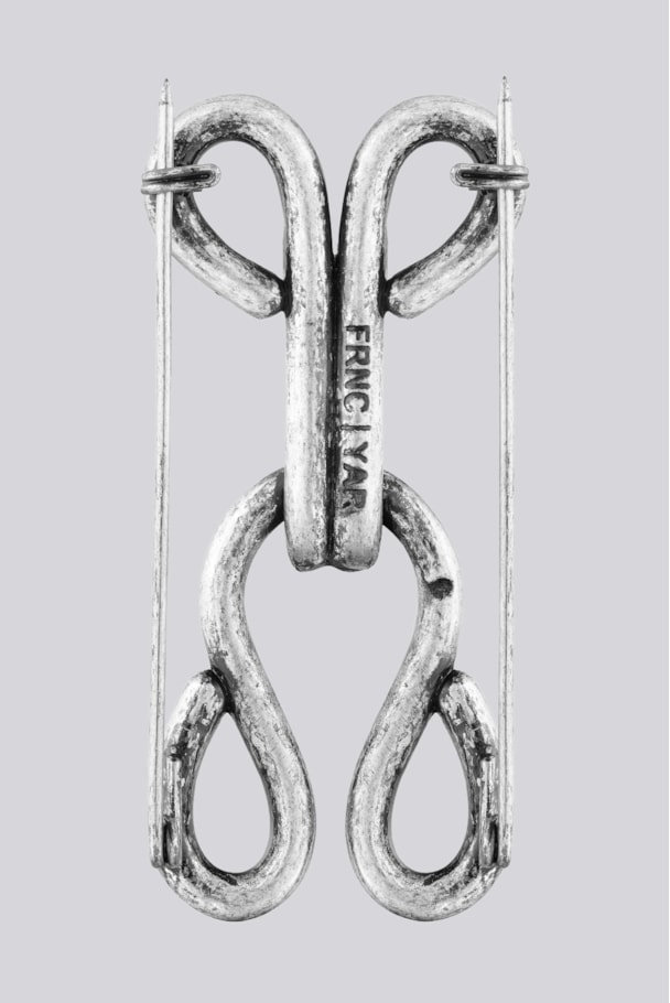 ALFINETE COLCHETE FRNC + YAR - PRATA VELHA