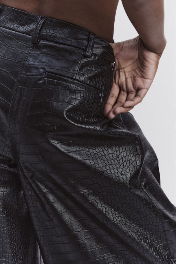 BERMUDA CROCO - PRETO