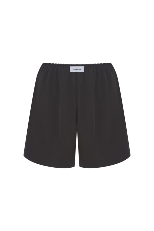 BERMUDA SATIN - PRETO
