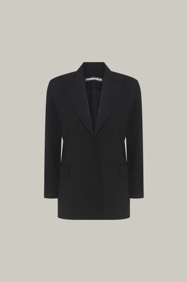 BLAZER BASICO - PRETO