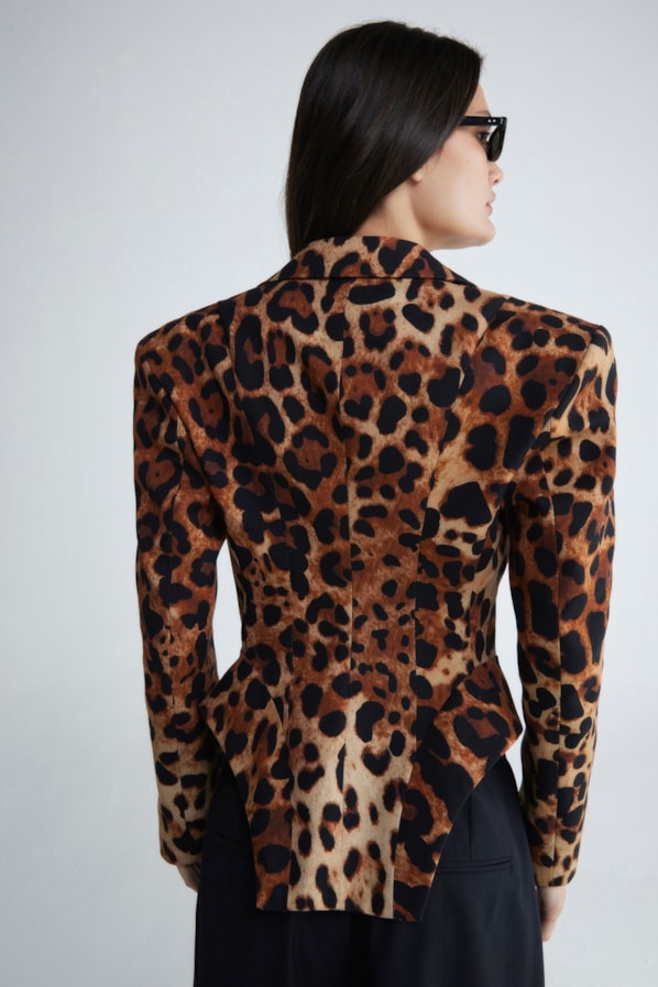 BLAZER CRUST - EST. LEOPARD