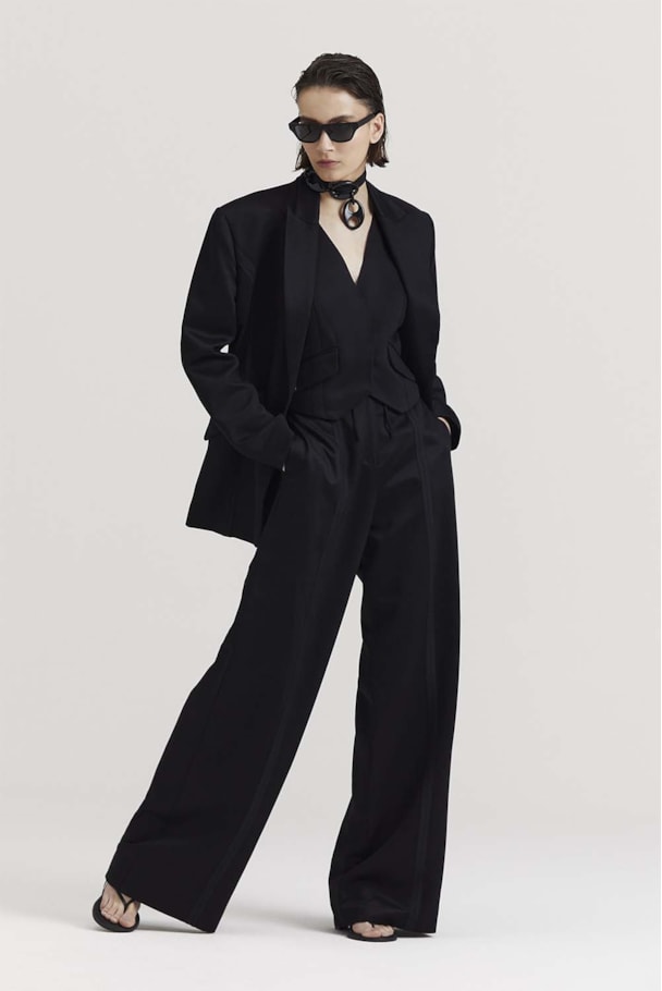 BLAZER NERVURAS - PRETO