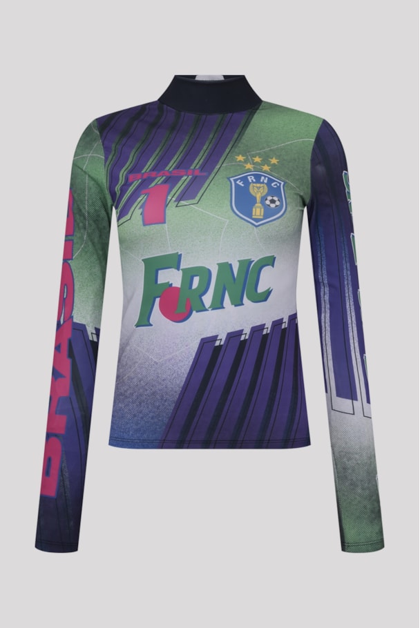 BLUSA 1990 MANGA LONGA - ROXO