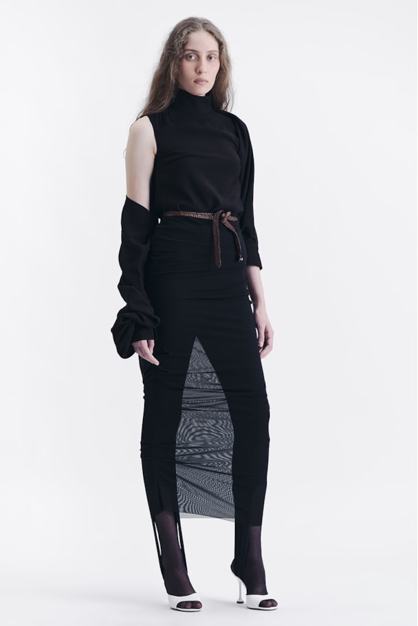 BLUSA CAMISA TWILL - PRETO