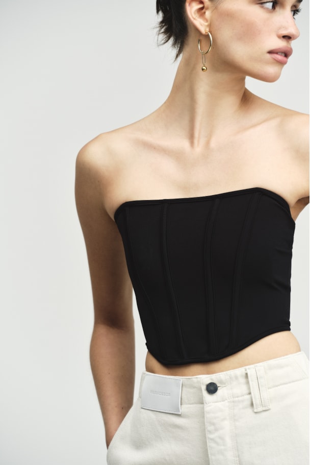 BLUSA CORSET VOIR - PRETO