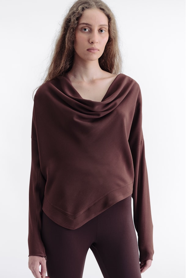 BLUSA DEGAGÊ NOOK - MARROM