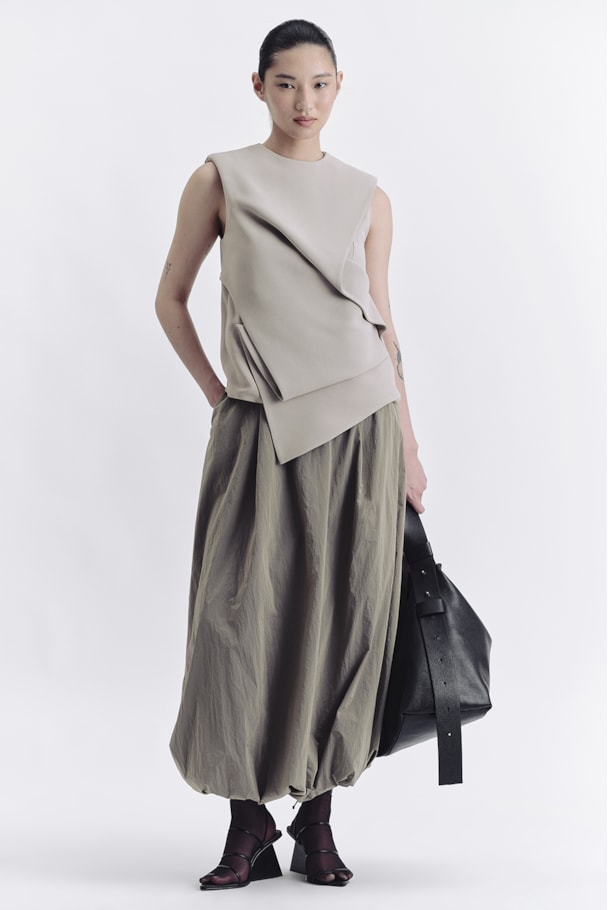 BLUSA DRAP NOOK - GELO