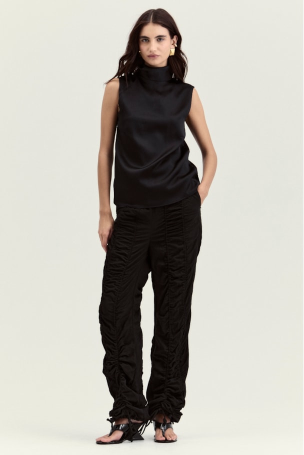 BLUSA GOLA SOIE - PRETO