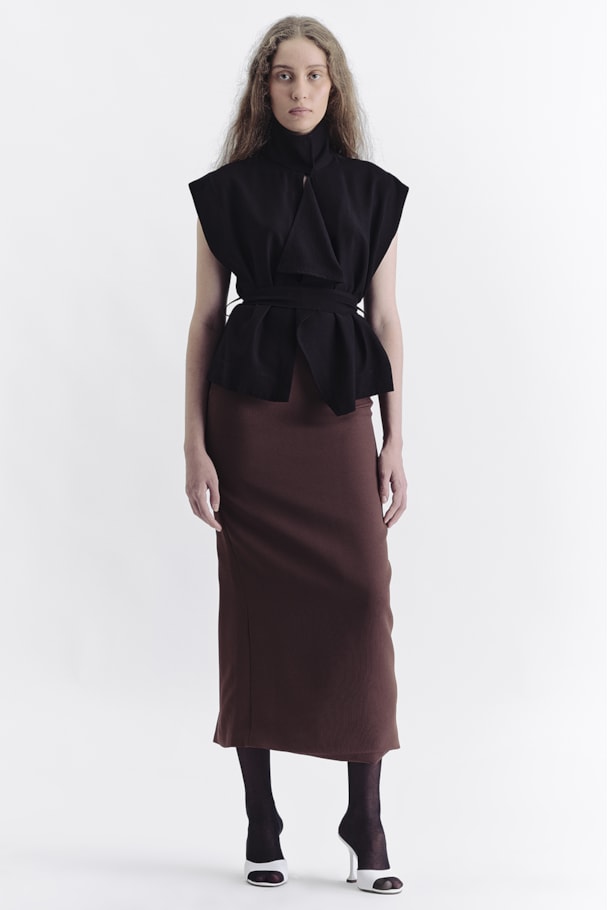 BLUSA GOLA TWILL - PRETO