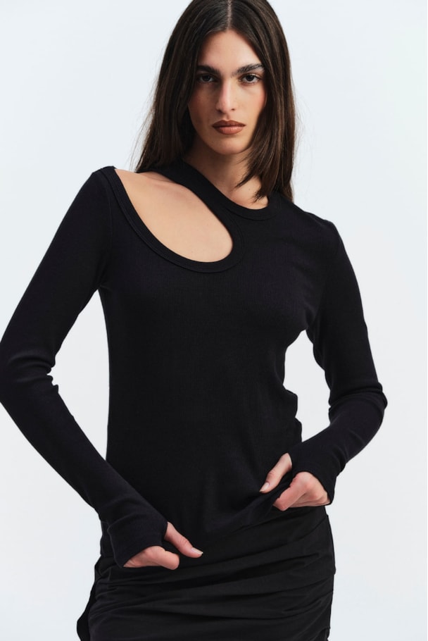 BLUSA INER MANGA LONGA - PRETO