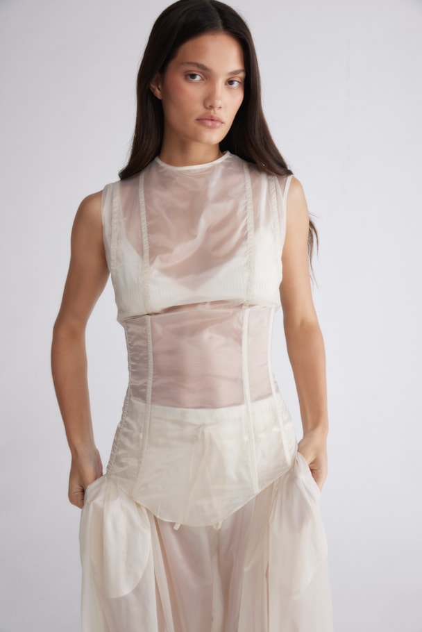BLUSA LAYER - BEGE SUCRE
