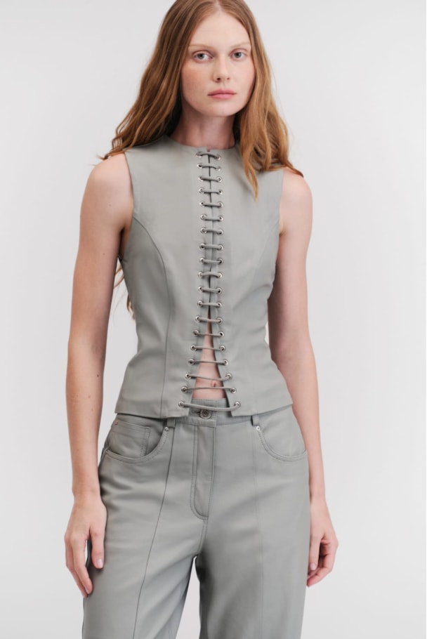 BLUSA SELA - CINZA