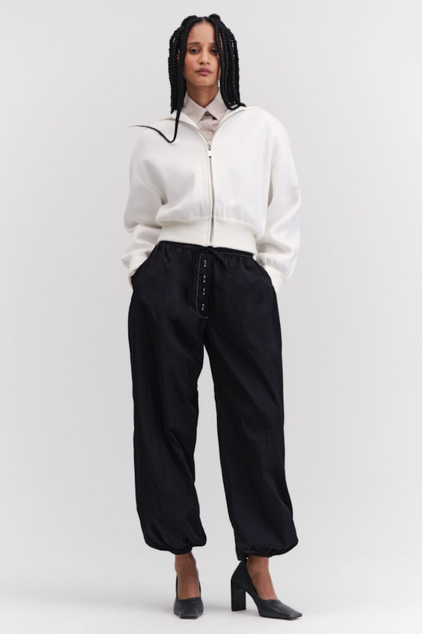 BLUSA TRICOT CAPUZ - OFF WHITE