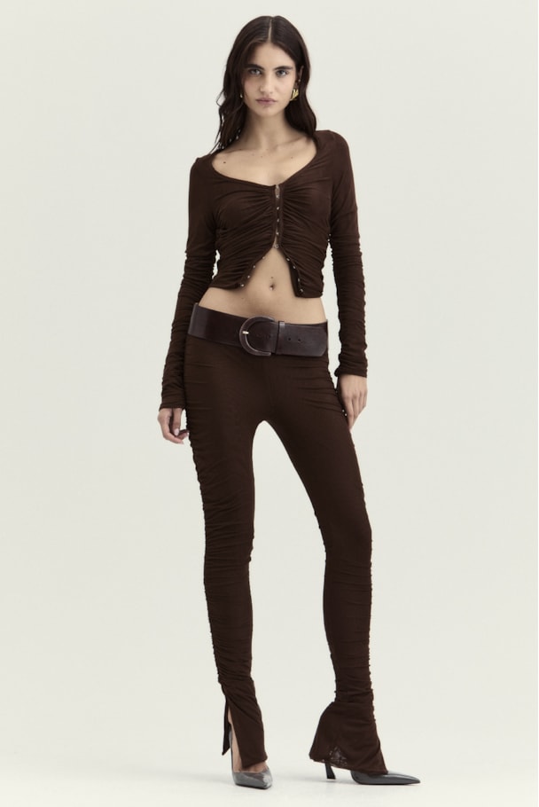 BLUSA VELAR - MARROM