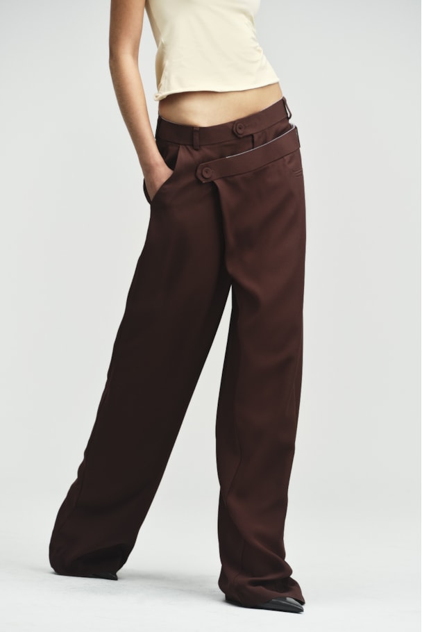 CALÇA DUPLA MILO - MARROM