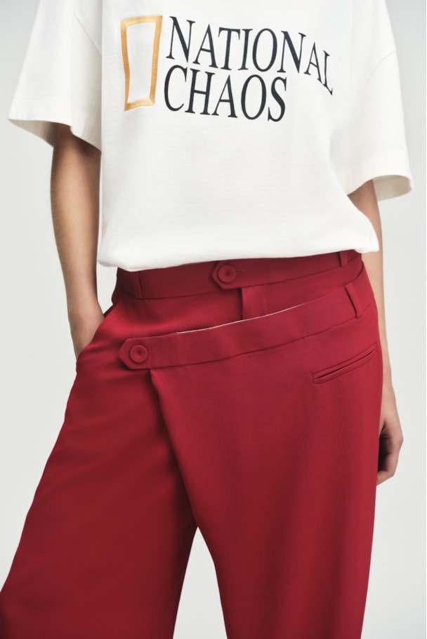 CALÇA DUPLA MILO - VERMELHO