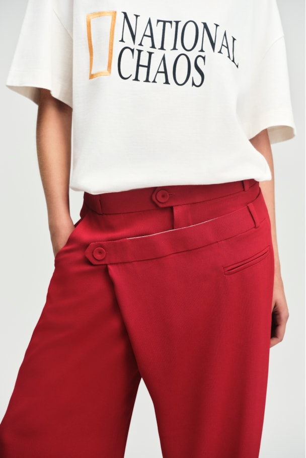 CALÇA DUPLA MILO - VERMELHO