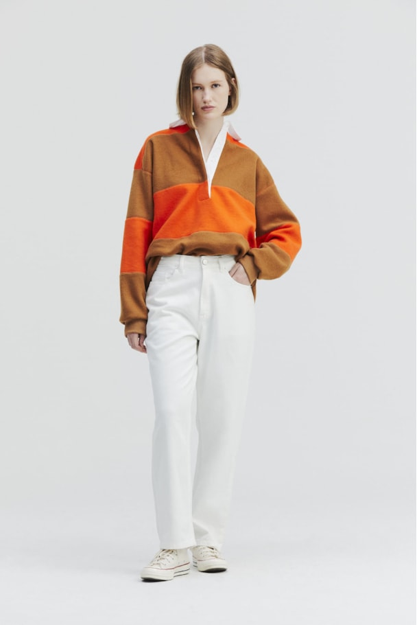 CALÇA JEANS CLASSICA - OFF WHITE