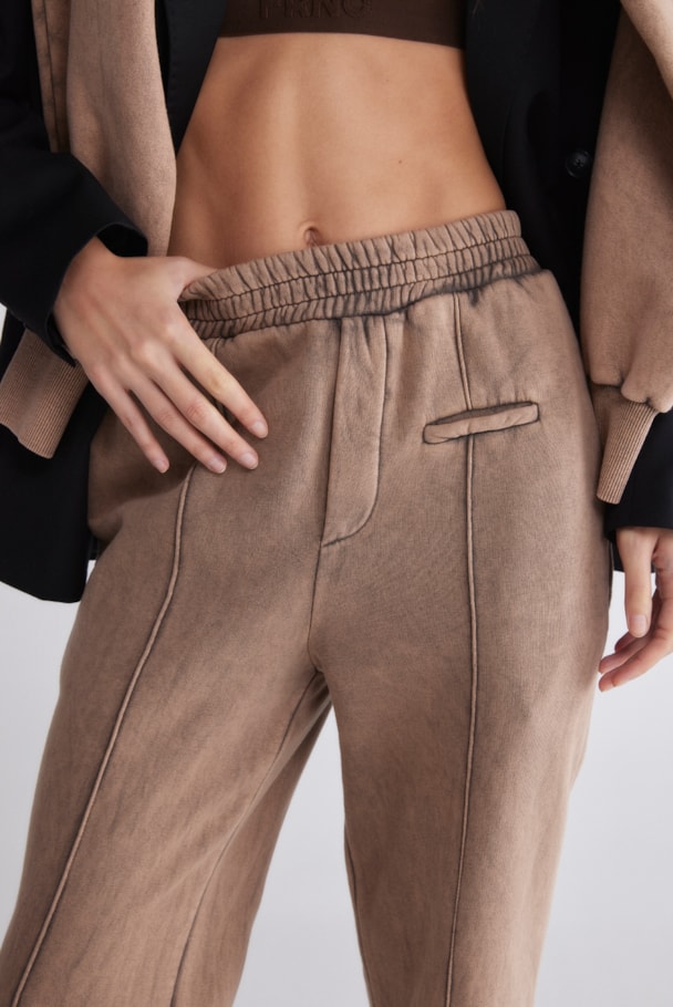 CALÇA MOLETOM MARMORIZADO - MARROM