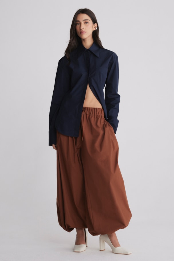 CALÇA OFF FORM - CARAMELO