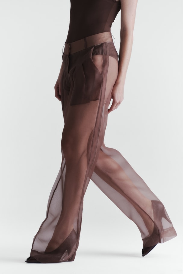 CALÇA RETA LUMEN - MARROM