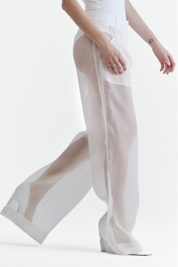 CALÇA RETA LUMEN - OFF WHITE