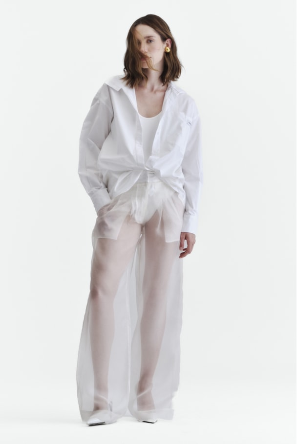 CALÇA RETA LUMEN - OFF WHITE