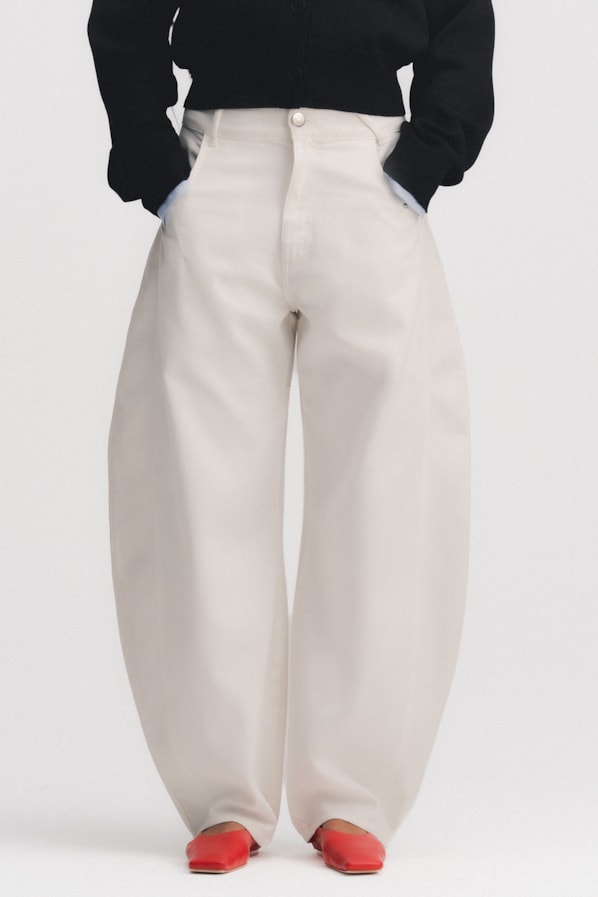 CALÇA ROUND OFF WHITE - OFF WHITE