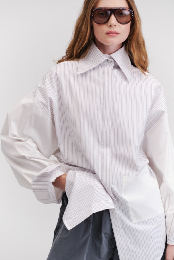 CAMISA ELEMENTO - LISTRADO CINZA