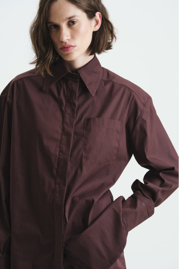 CAMISA ESTRUTURA - MARROM