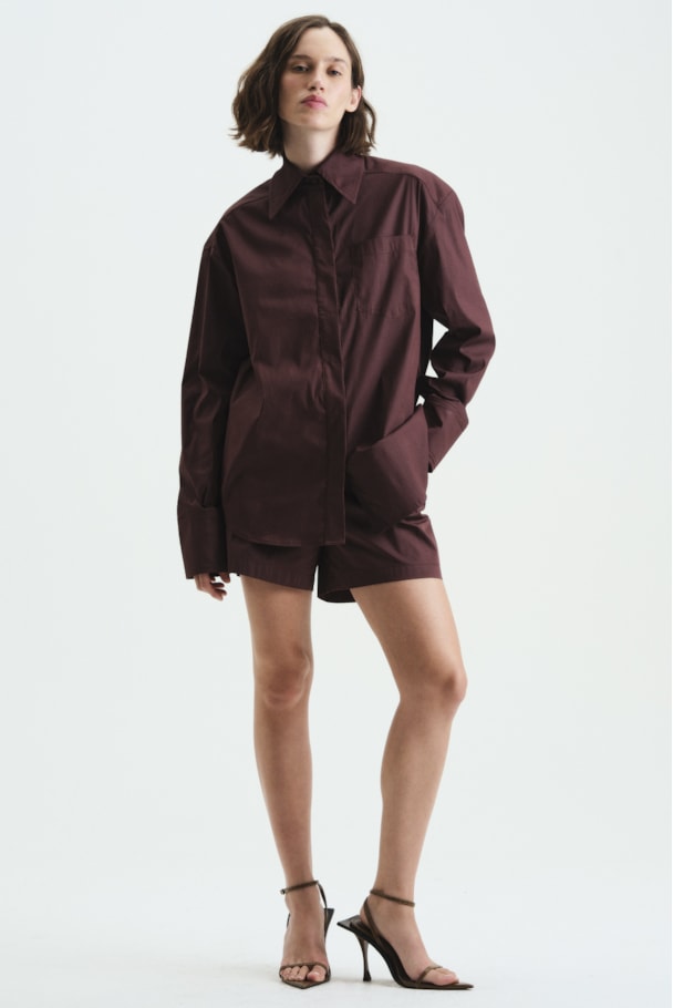 CAMISA ESTRUTURA - MARROM