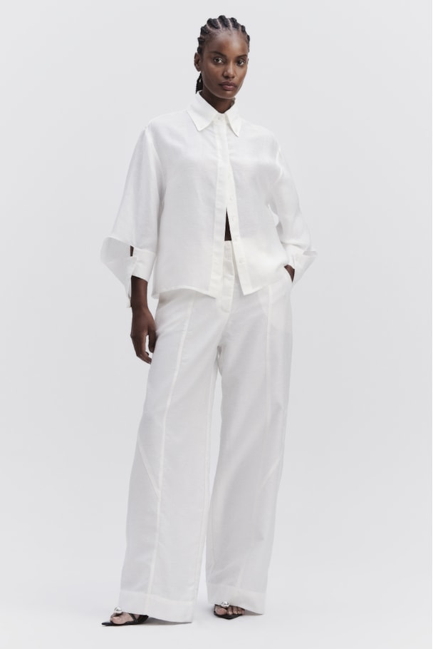 CAMISA GEOMETRIA - OFF WHITE