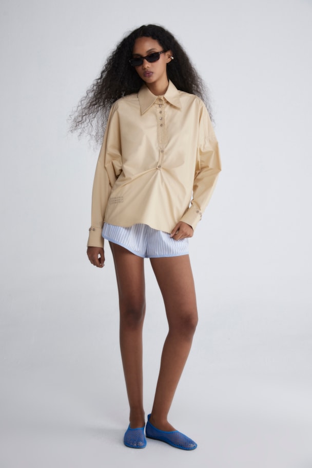 CAMISA MESS - BEGE