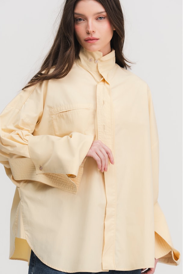 CAMISA MONO - MANTEIGA