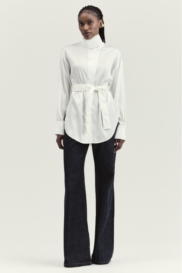 CAMISA SOIE - OFF WHITE