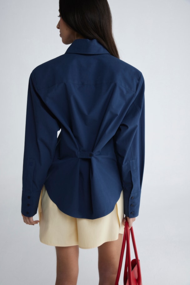 CAMISA TAILORED - MARINHO