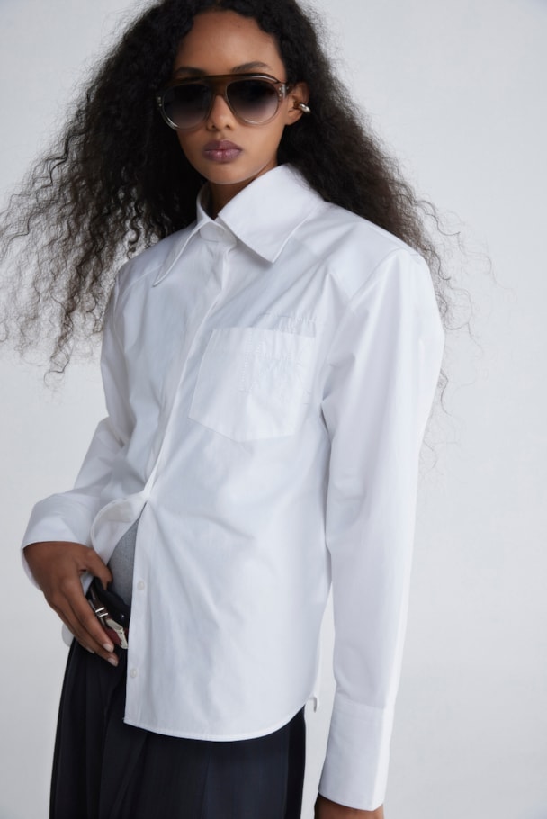 CAMISA TAILORED - OFF WHITE
