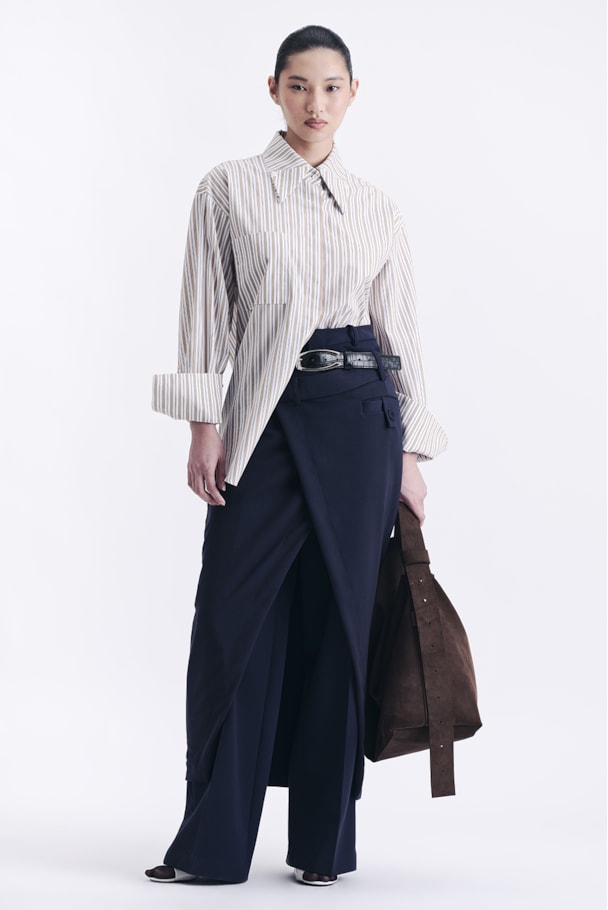 CAMISA VERO - LISTRA BEGE OFF