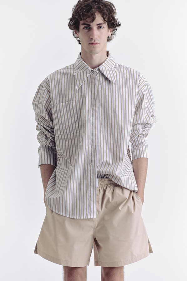 CAMISA VERO - LISTRA BEGE OFF