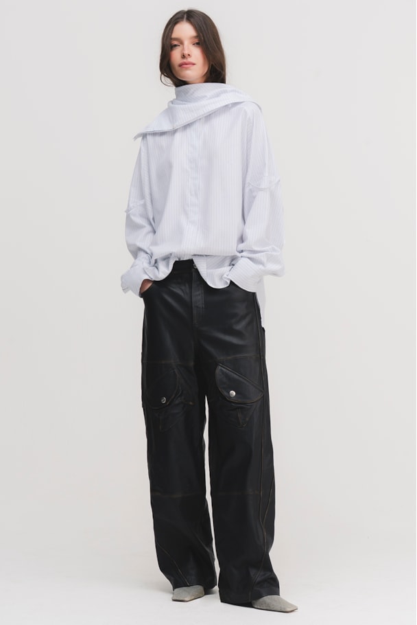 CAMISA VETRA - LISTRADO BRANCO