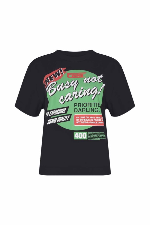 CAMISETA BUSY - PRETO