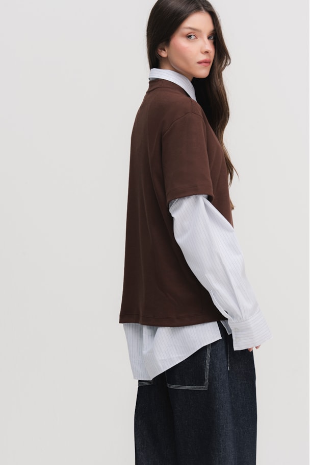 CAMISETA FIT FRNC
                                 - MARROM