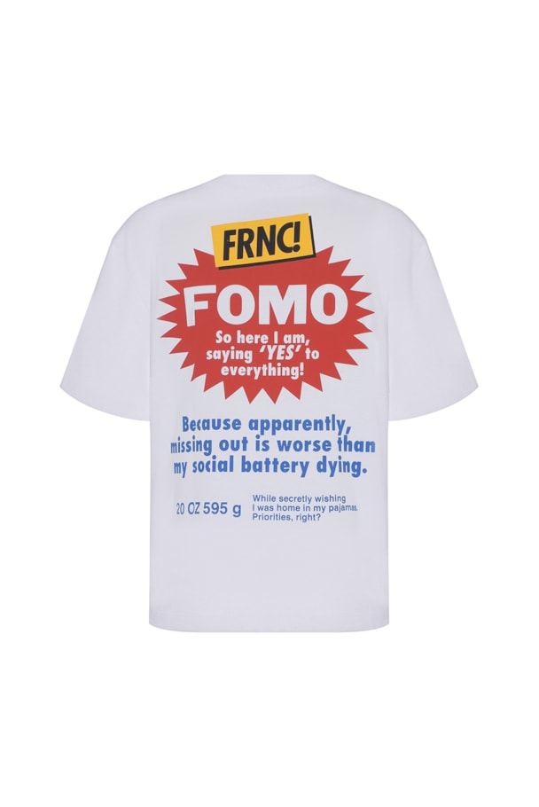 CAMISETA FOMO - BRANCO