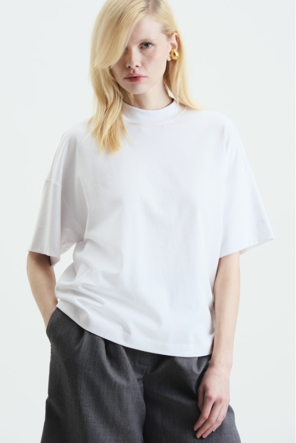 CAMISETA MANGA DUPLA PIMA - BRANCO