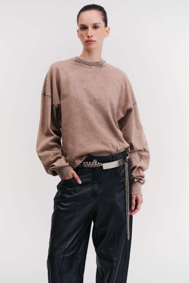 CAMISETA MANGA LONGA 2.0 FRNC - MARROM