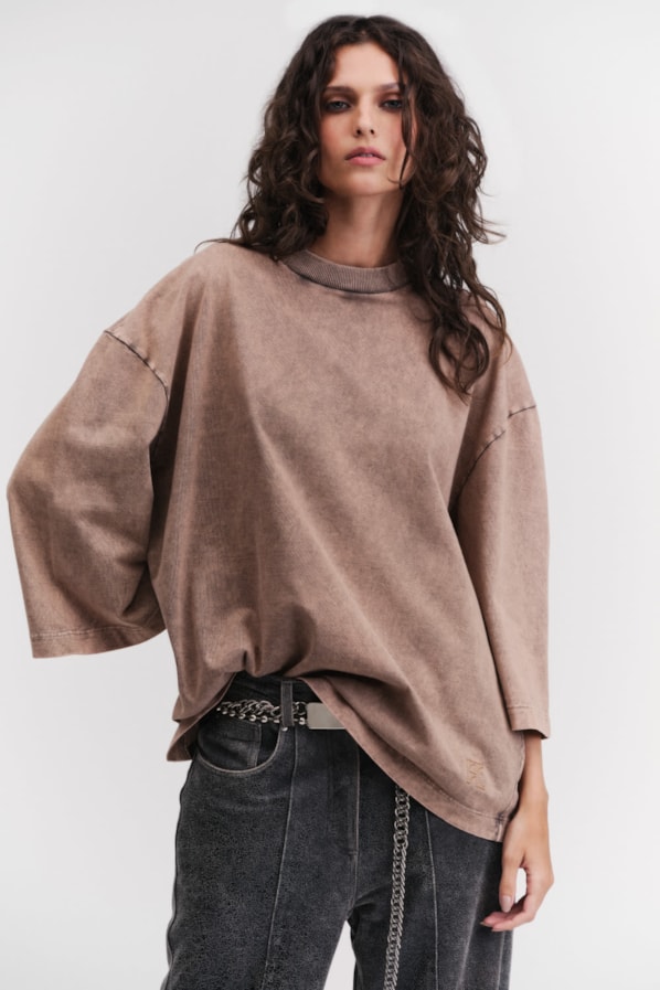 CAMISETA MAX 2.0 - MARROM