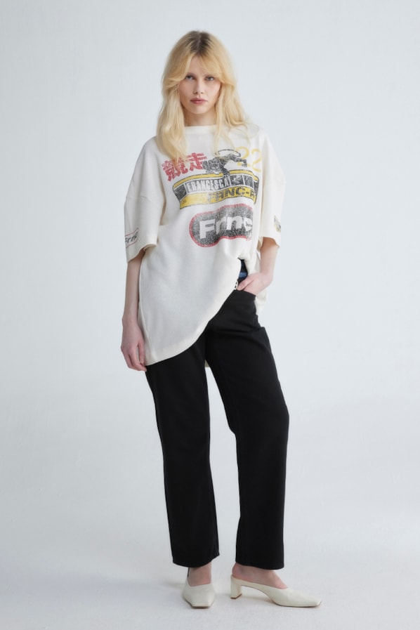 CAMISETA MAX LEOPARD
                                             - OFF WHITE