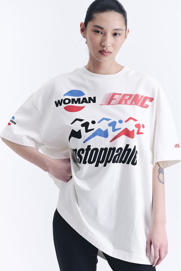 CAMISETA MAX UNSTOPPABLE - BRANCO