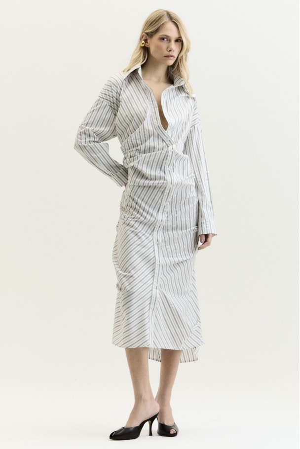 CHEMISE NOX - LISTRA OFF/PRETO