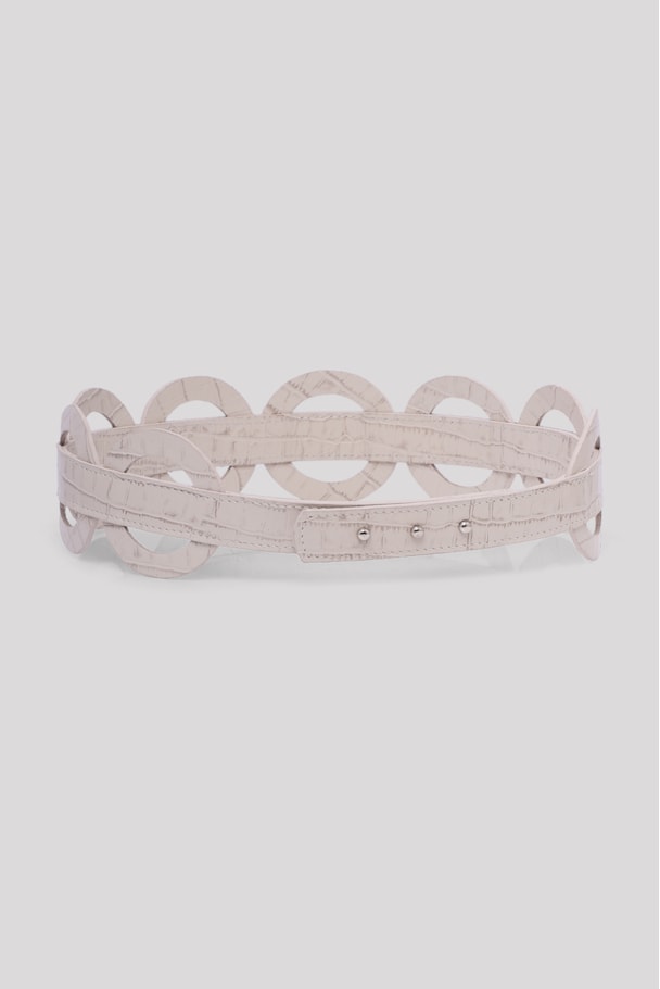 CINTO ARCO  CROCO - NATURAL